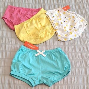 New 4 Pack Diaper Cover Shorts Size 12-18 Months Joe Fresh